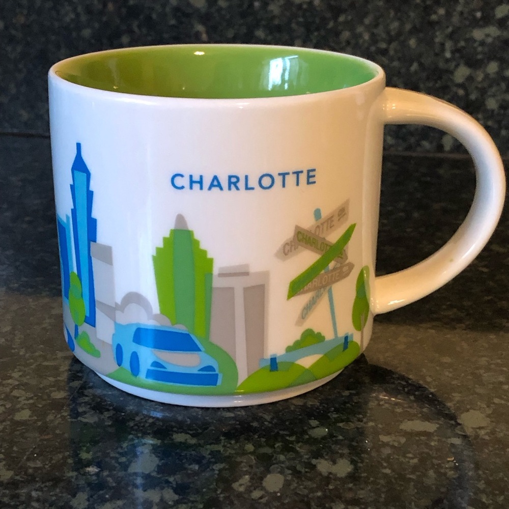 Starbucks You Are Here Series - Charlotte North Carolina Coffee Mug 14 oz